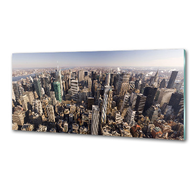 Platte für Küchenrückwand New York aus der Vogelperspektive