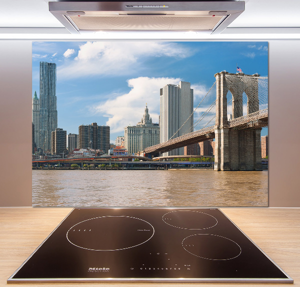Küchen wandpaneel Brooklyn Bridge