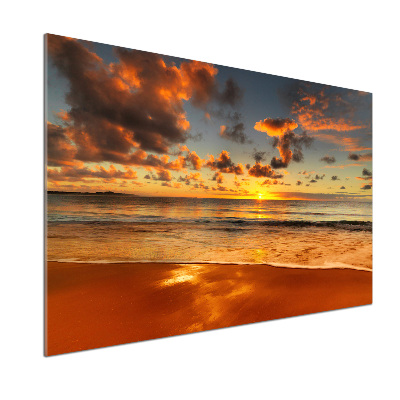 Küchen wandpaneel Sunset Beach