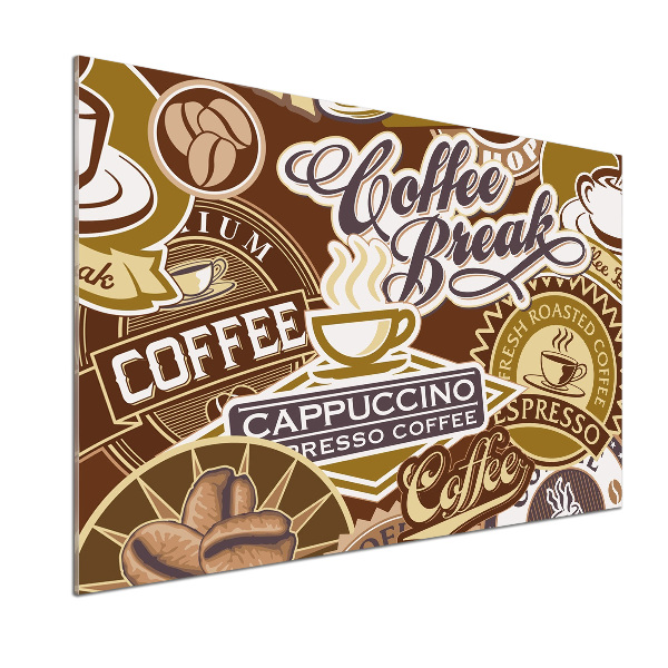 Küchen wandpaneel Kaffeehaus
