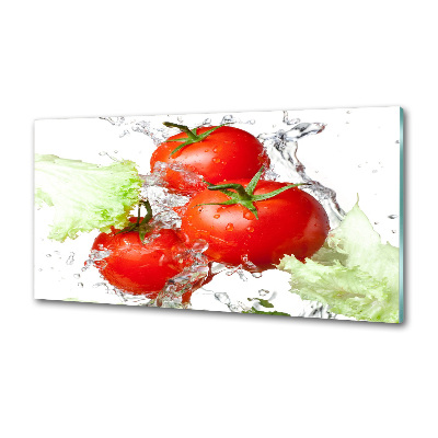 Platte für Küchenrückwand Tomaten und Salat