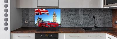 Küchen wandpaneel Londoner Bus