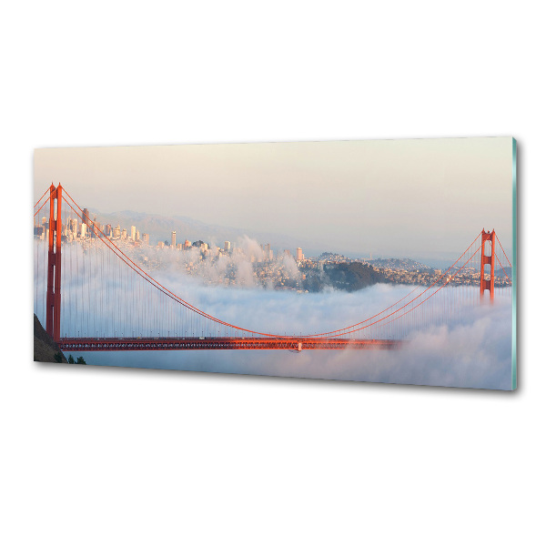 Platte für Küchenrückwand San Francisco Brücke