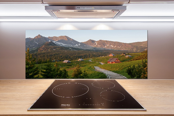 Küchen wandpaneel Eine Lichtung in den Tatra-Bergen
