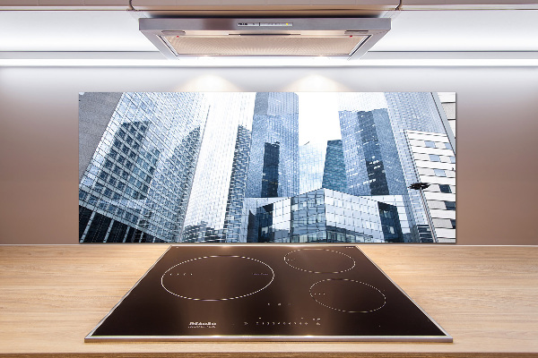 Glasrückwand für die küche Wolkenkratzer