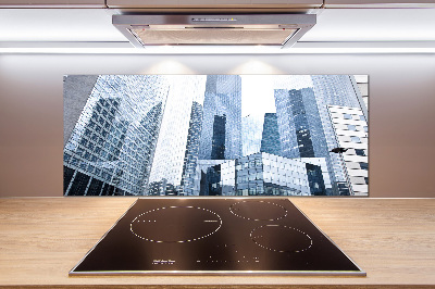 Glasrückwand für die küche Wolkenkratzer