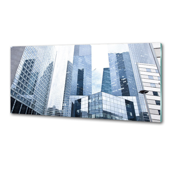 Glasrückwand für die küche Wolkenkratzer