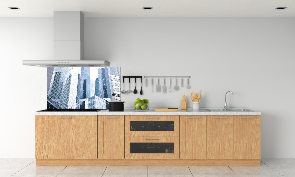 Glasrückwand für die küche Wolkenkratzer