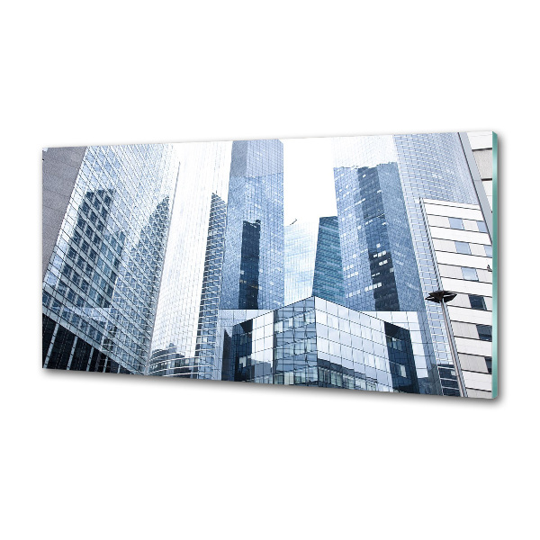 Glasrückwand für die küche Wolkenkratzer