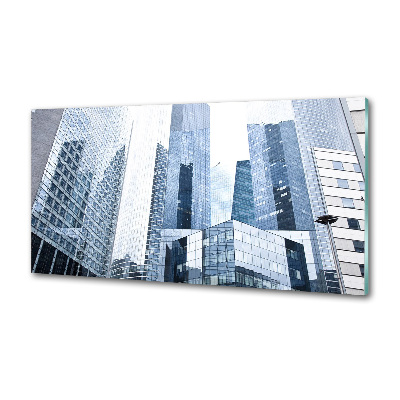 Glasrückwand für die küche Wolkenkratzer