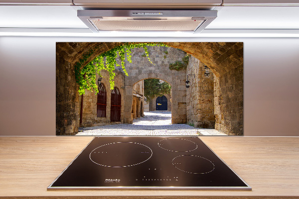 Glasrückwand für die küche Charmante Straßen