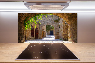 Glasrückwand für die küche Charmante Straßen