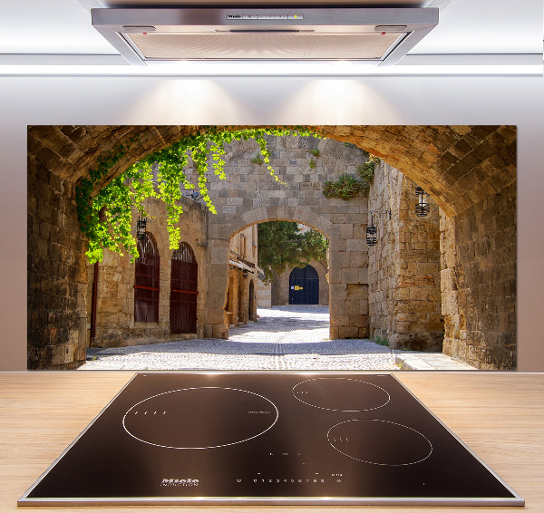 Glasrückwand für die küche Charmante Straßen