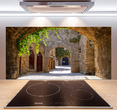 Glasrückwand für die küche Charmante Straßen