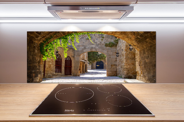 Glasrückwand für die küche Charmante Straßen