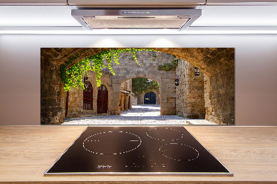 Glasrückwand für die küche Charmante Straßen