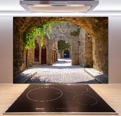 Glasrückwand für die küche Charmante Straßen