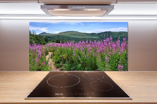 Platte für Küchenrückwand Grüne Hügel