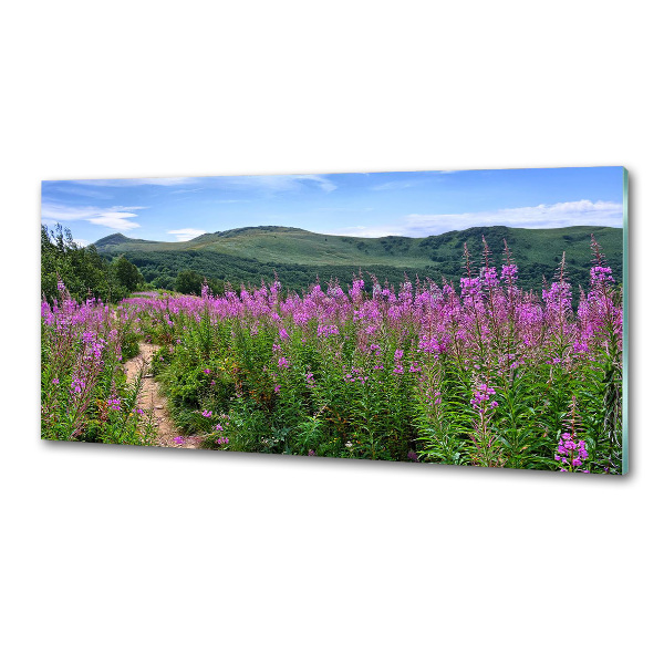 Platte für Küchenrückwand Grüne Hügel