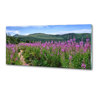 Platte für Küchenrückwand Grüne Hügel