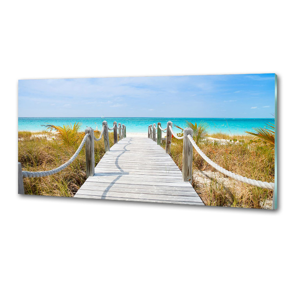 Küchen wandpaneel Weg am Meer