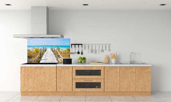 Küchen wandpaneel Weg am Meer