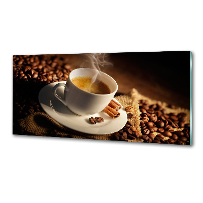 Küchen wandpaneel Kaffee in einer Tasse