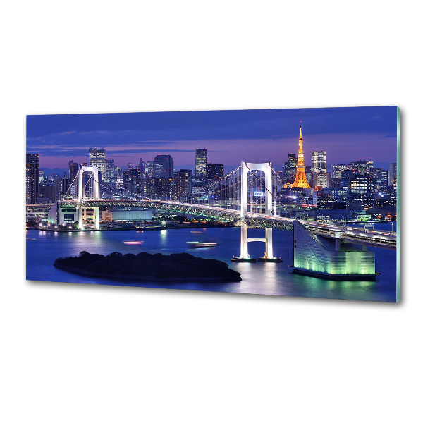 Glasrückwand für die küche Tokio-Brücke