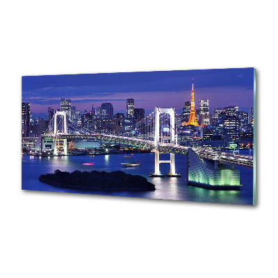 Glasrückwand für die küche Tokio-Brücke