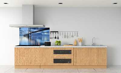 Küchen wandpaneel Beleuchtete Brücke