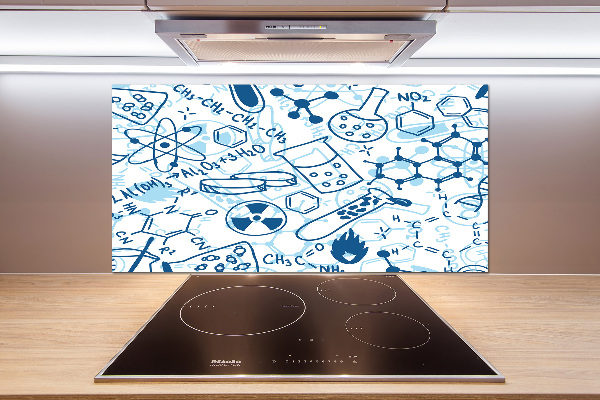 Glasrückwand für die küche Hintergrund in Chemie