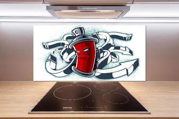 Küchen wandpaneel Graffiti