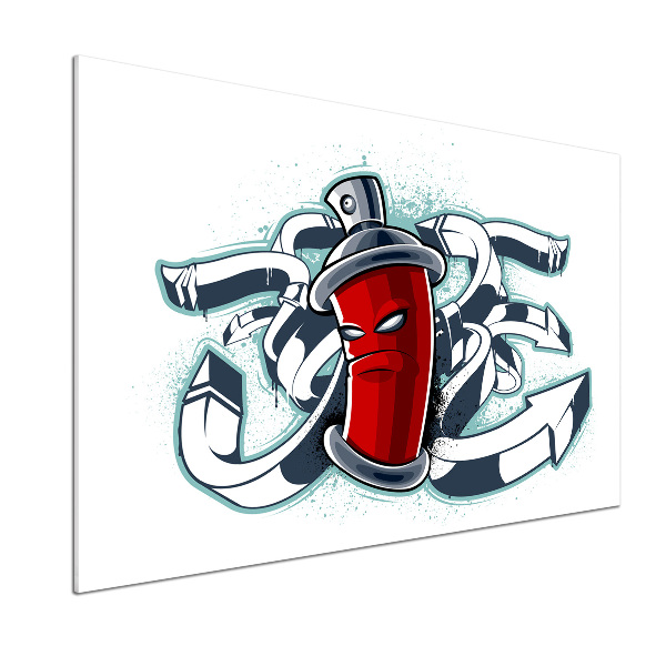 Küchen wandpaneel Graffiti