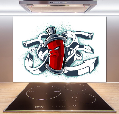 Küchen wandpaneel Graffiti
