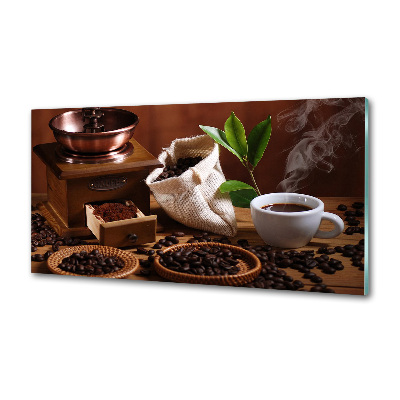 Glasrückwand für die küche Eine Tasse Espresso