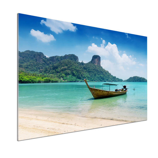 Küchen wandpaneel Boot