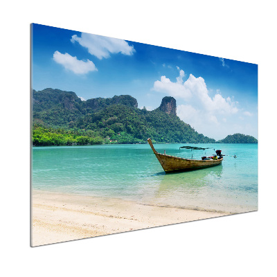 Küchen wandpaneel Boot