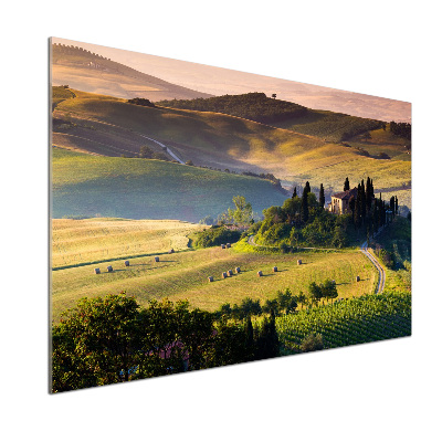 Küchen wandpaneel Toskana, Italien