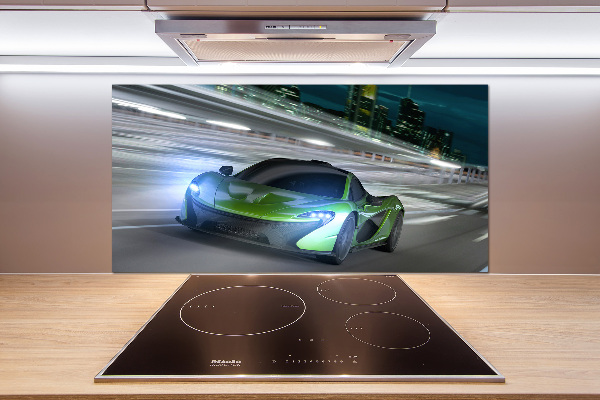 Platte für Küchenrückwand Rennfahrer