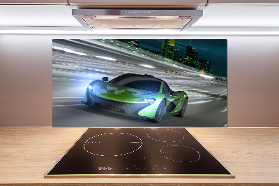 Platte für Küchenrückwand Rennfahrer