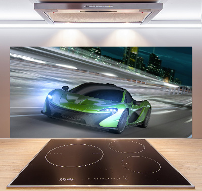 Platte für Küchenrückwand Rennfahrer