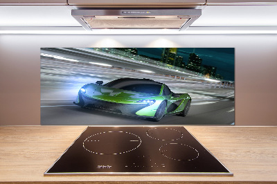 Platte für Küchenrückwand Rennfahrer