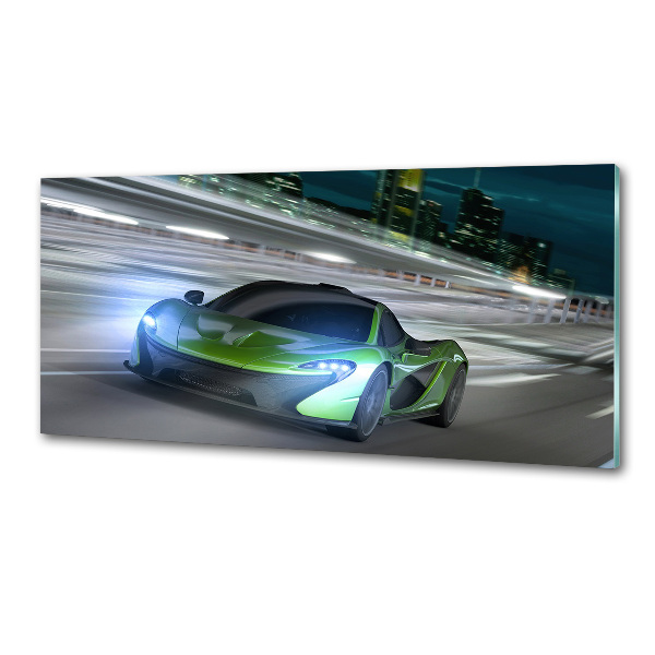 Platte für Küchenrückwand Rennfahrer