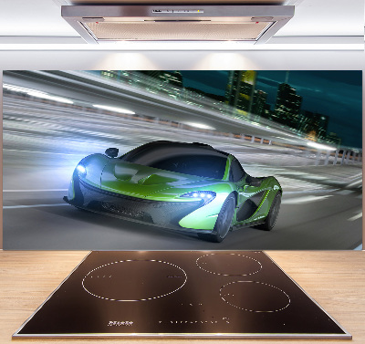 Platte für Küchenrückwand Rennfahrer