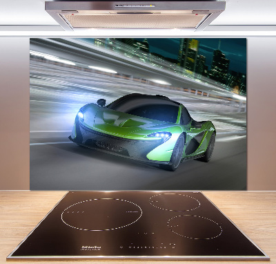 Platte für Küchenrückwand Rennfahrer