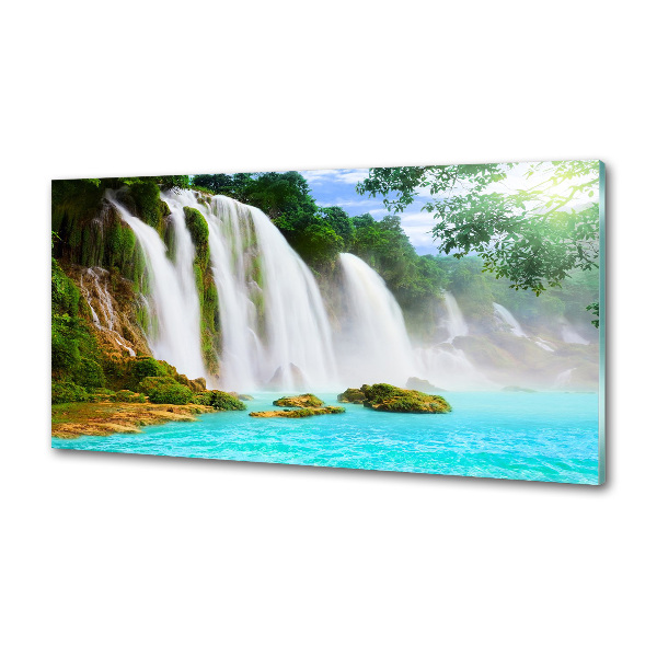 Platte für Küchenrückwand Wasserfall