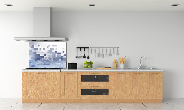 Platte für Küchenrückwand Würfelabstraktion