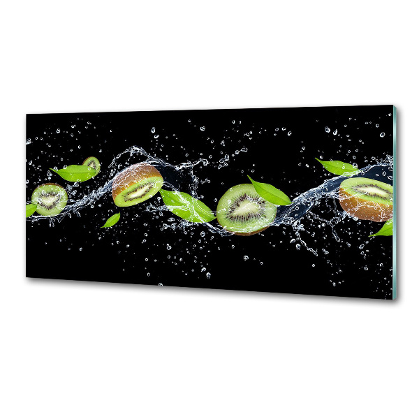 Platte für Küchenrückwand Kiwi und Wasser