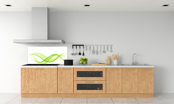 Küchen wandpaneel Bunte Wellen