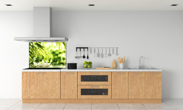 Platte für Küchenrückwand Seerose